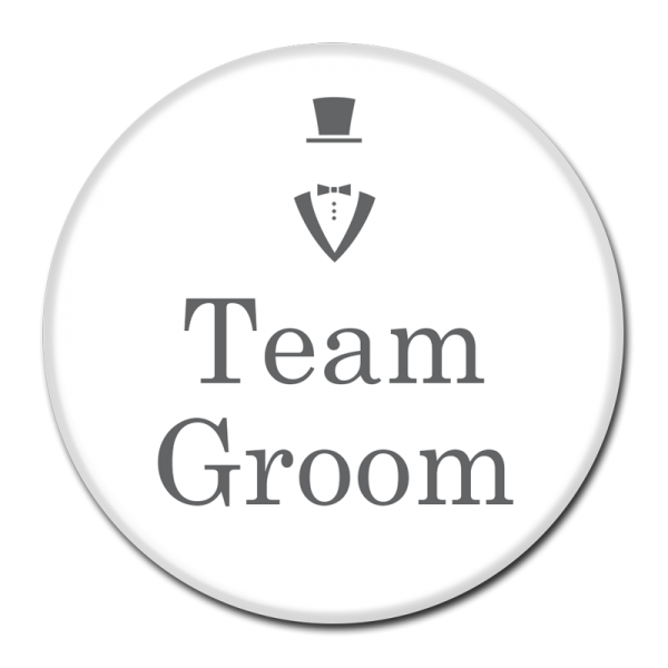 TEAM GROOM BUTTON - 318