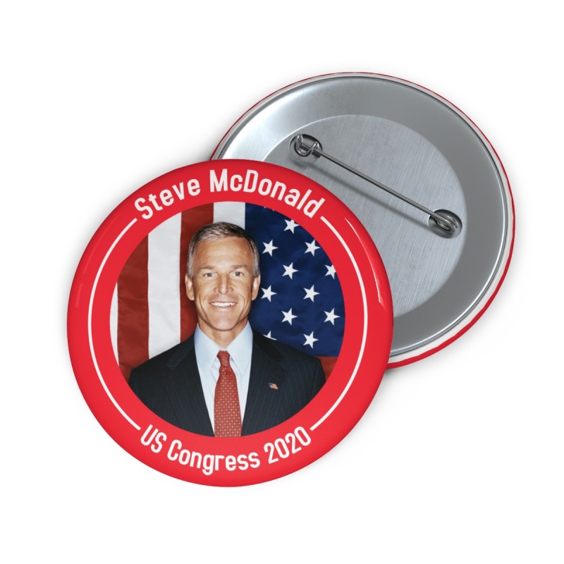 Custom Buttons - Custom Printed Pin Buttons - Custom Campaign buttons 