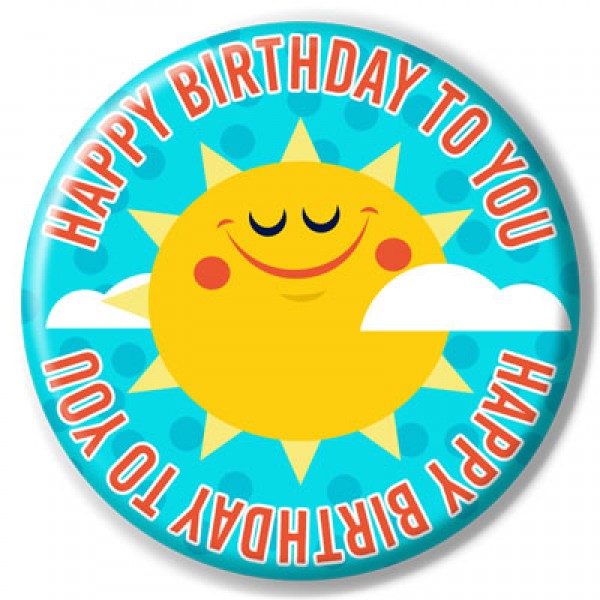 Birthday Buttons - Happy Birthday To You