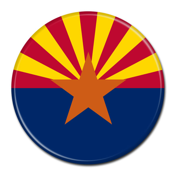 FLAG BUTTON - Arizona