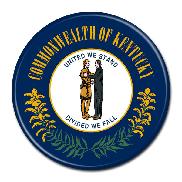 FLAG BUTTON - Kentucky FLAG BUTTON - Kentucky