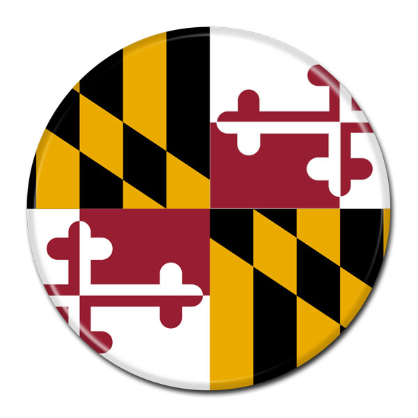 FLAG BUTTON - Maryland