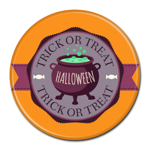 HALLOWEEN BUTTON -  713