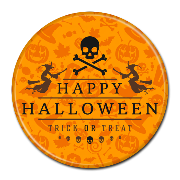 HALLOWEEN BUTTON -  715