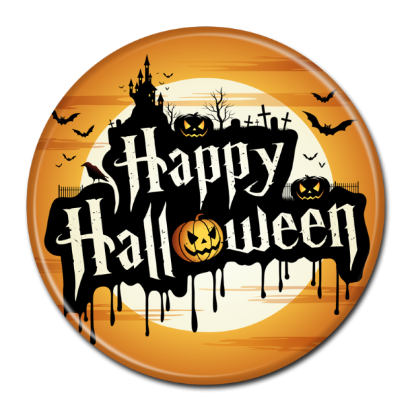 HALLOWEEN BUTTON -  716