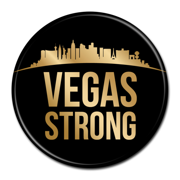 Vegas Strong Buttons - Vegas Memorial