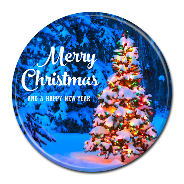 CHRISTMAS BUTTON -  303