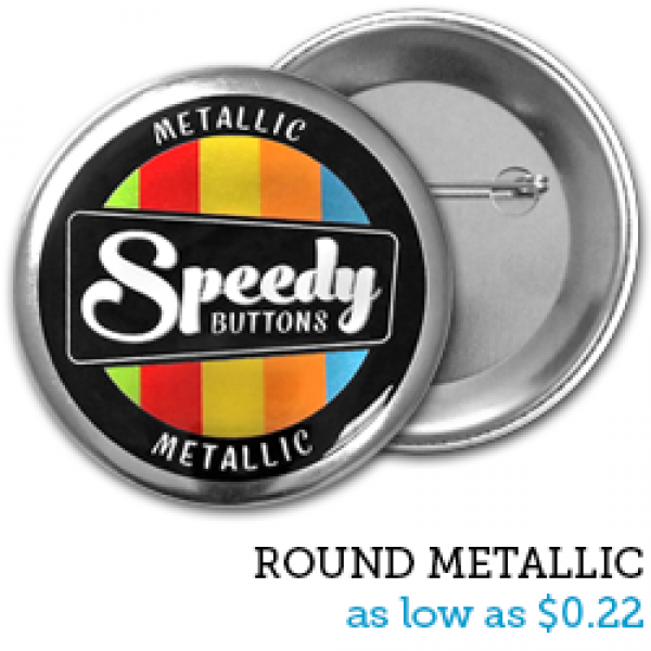 ROUND Metallic Buttons