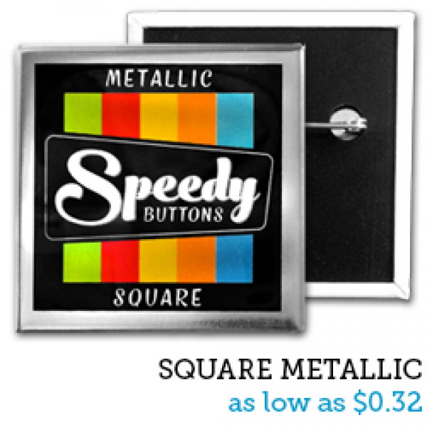 SQUARE Metallic Buttons