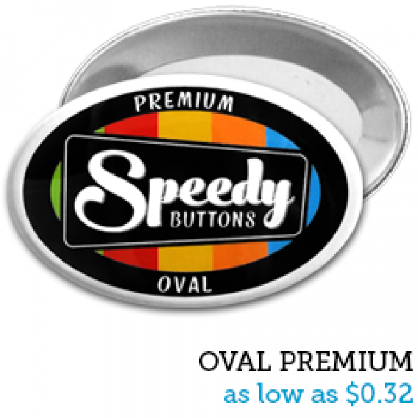 OVAL Premium Buttons