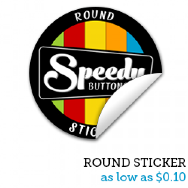 ROUND Premium Stickers