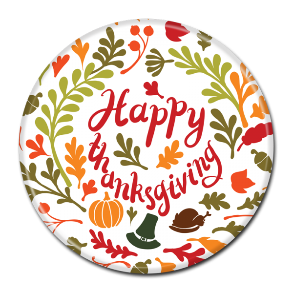 THANKSGIVING BUTTON -  303